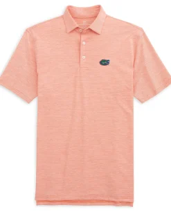 Best Sale Southern Tide Florida Gators Driver Spacedye Polo Shirt