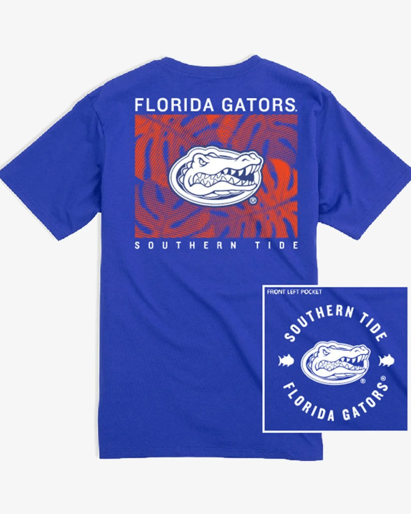 Flash Sale Southern Tide Florida Gators Halftone Monstera T-Shirt