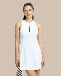 New Southern Tide Frances Zip Front Performance Dress