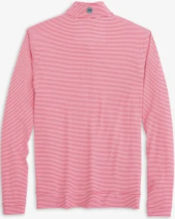 Flash Sale Southern Tide Georgia Bulldogs Cruiser Micro-Stripe Heather Quarter Zip