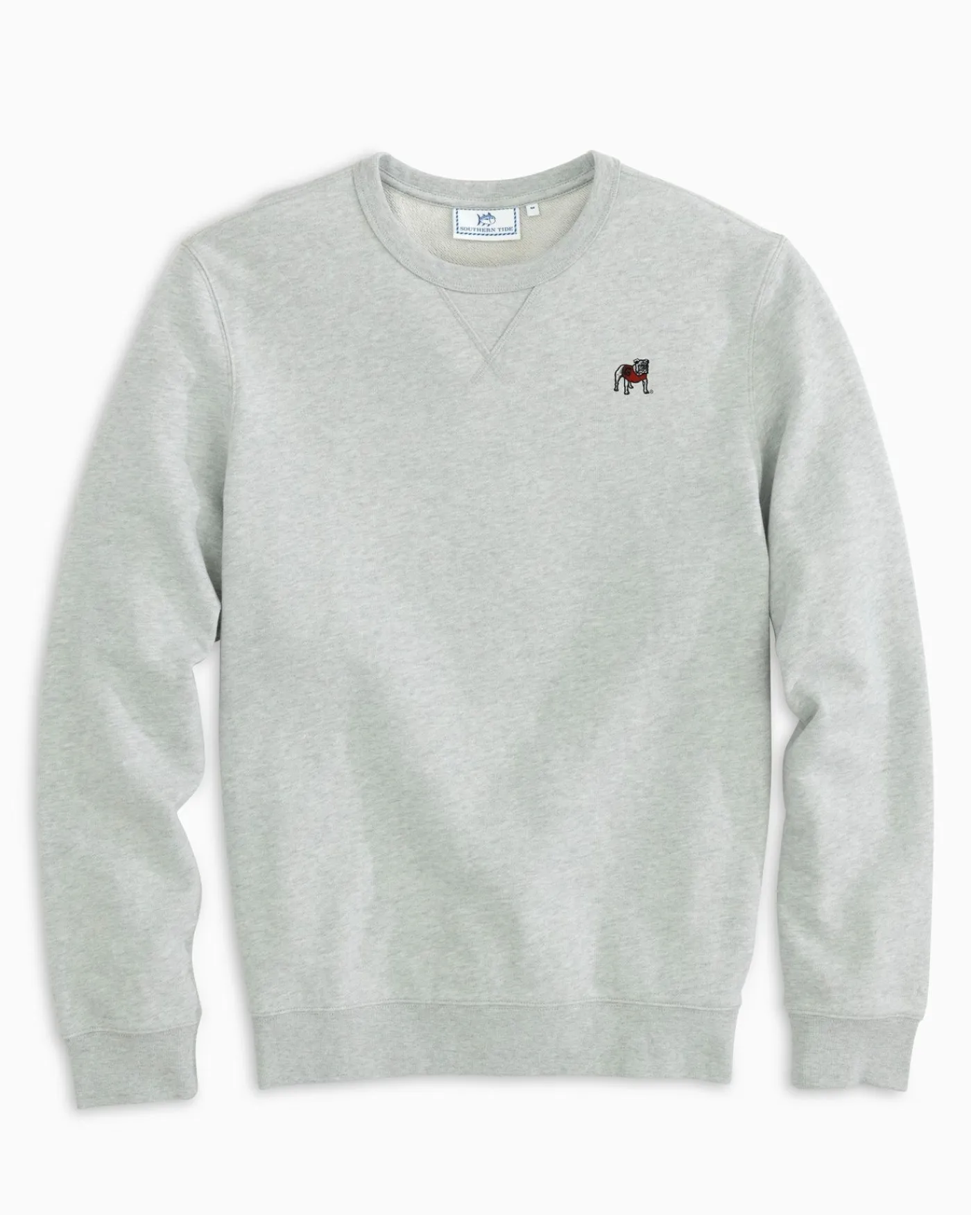 Fashion Southern Tide Georgia Bulldogs Upper Deck Pullover Sweatshirt