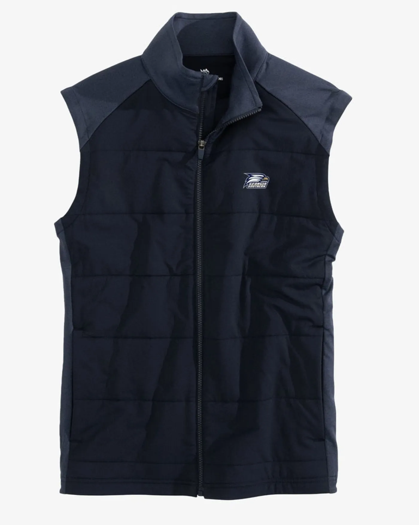 Discount Southern Tide Georgia Southern Eagles Vest Heather Navy