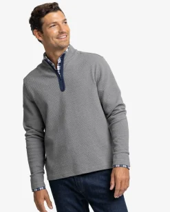 Clearance Southern Tide Heather Outbound Quarter Zip