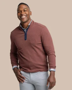 Clearance Southern Tide Heather Outbound Quarter Zip