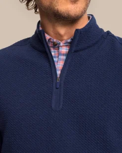Clearance Southern Tide Heather Outbound Quarter Zip
