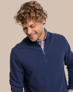 Clearance Southern Tide Heather Outbound Quarter Zip