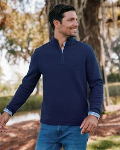 Clearance Southern Tide Heather Outbound Quarter Zip