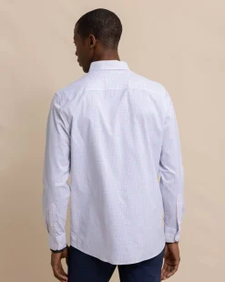 Cheap Southern Tide Intercoastal Falls Park Plaid Long Sleeve Sport Shirt