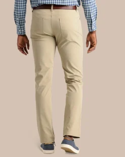 Store Southern Tide Intercoastal Performance Pant Sandstone Khaki