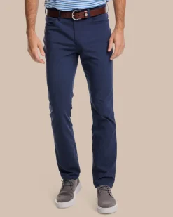 New Southern Tide Intercoastal Performance Pant True Navy