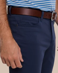 New Southern Tide Intercoastal Performance Pant True Navy