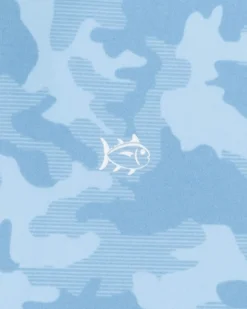 Clearance Southern Tide Island Camo Long Sleeve Performance T-Shirt
