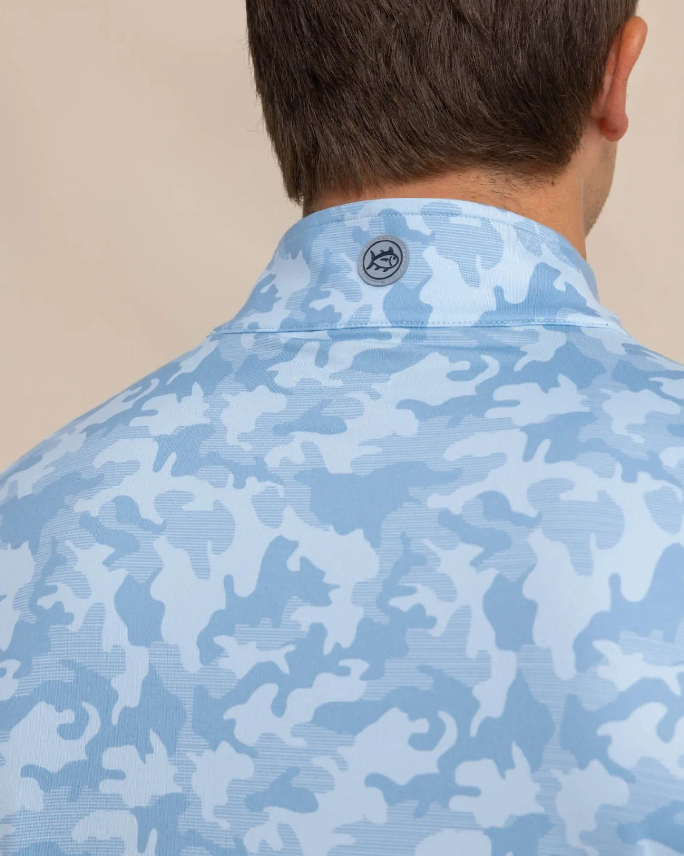 Flash Sale Southern Tide Island Camo Print Cruiser Quarter Zip