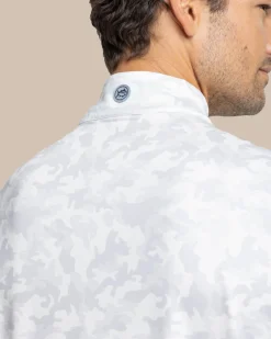 Flash Sale Southern Tide Island Camo Print Cruiser Quarter Zip