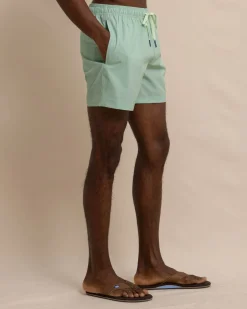 Best Southern Tide It'S Wavey Baby Swim Trunk Basil Green