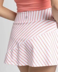Discount Southern Tide Katlyn Stripe Skort Classic White