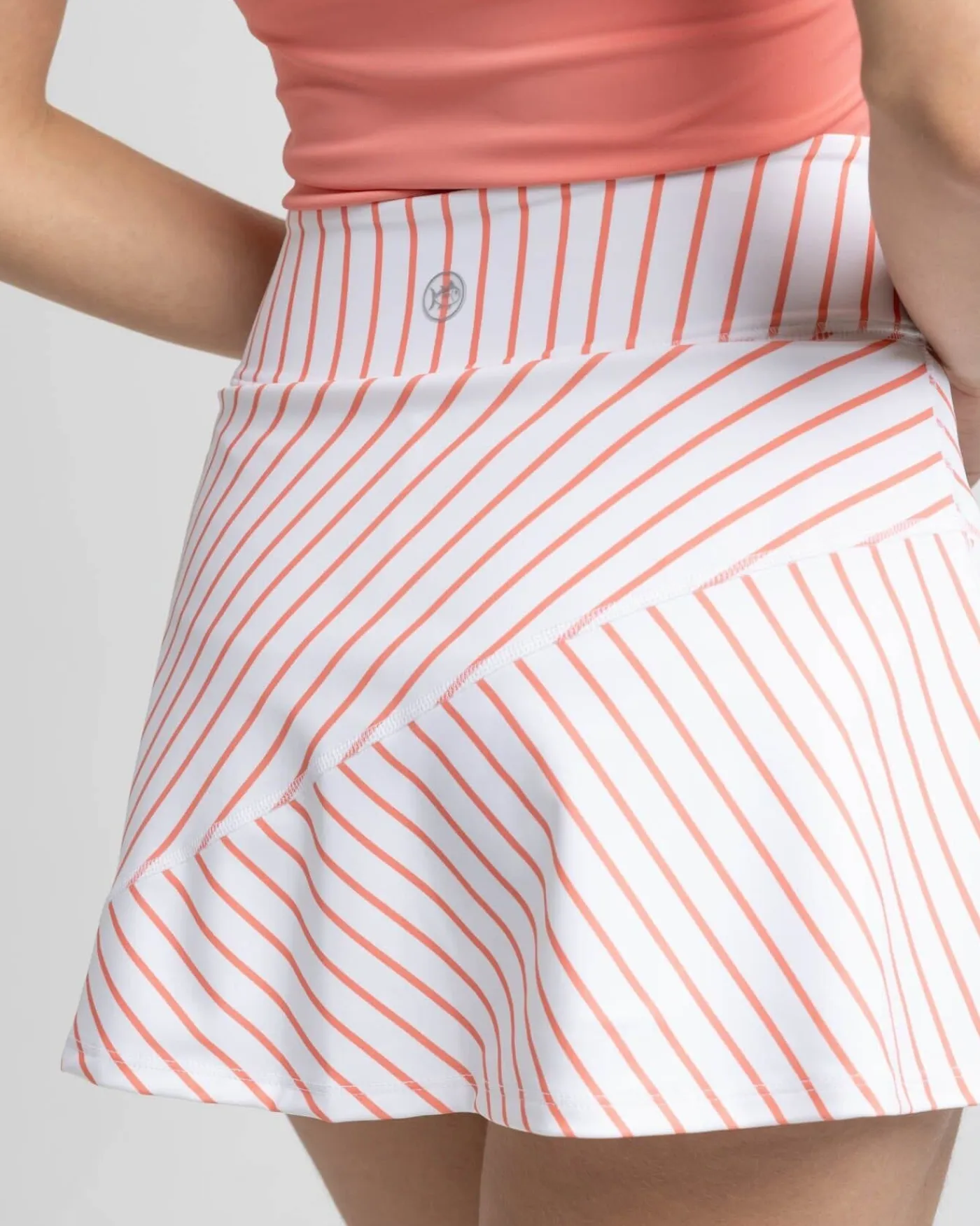 Discount Southern Tide Katlyn Stripe Skort Classic White