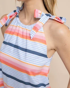 Cheap Southern Tide Kaylen Set Sail Stripe Top Conch Shell