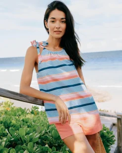 Cheap Southern Tide Kaylen Set Sail Stripe Top Conch Shell