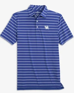 Best Sale Southern Tide Kentucky Wildcats Brrr°®-Eeze Desmond Stripe Polo