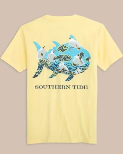 Store Southern Tide Kids Bottoms Up Short Sleeve T-Shirt Blonde