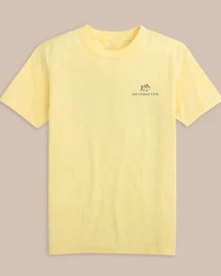 Store Southern Tide Kids Bottoms Up Short Sleeve T-Shirt Blonde