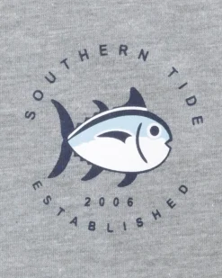 Best Sale Southern Tide Kids Coastal Expedition Heather T-Shirt Heather Quarry