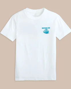 Cheap Southern Tide Kids Jet Ski-Son Short Sleeve T-Shirt Classic White