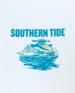 Cheap Southern Tide Kids Jet Ski-Son Short Sleeve T-Shirt Classic White