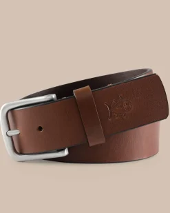 Flash Sale Southern Tide Kids Leather Belt Light Brown