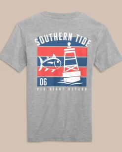 Online Southern Tide Kids Rrr Sj Heather T-Shirt Heather Quarry
