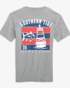 Online Southern Tide Kids Rrr Sj Heather T-Shirt Heather Quarry