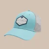Online Southern Tide Kids Skipjack Trademark Trucker Hat Blue