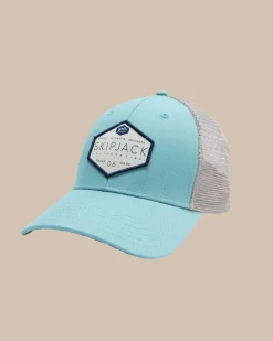Online Southern Tide Kids Skipjack Trademark Trucker Hat Blue