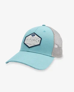 Online Southern Tide Kids Skipjack Trademark Trucker Hat Blue
