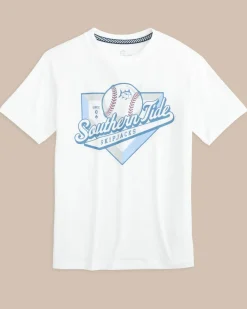 Discount Southern Tide Kids Skipjacks Performance Short Sleeve T-Shirt Classic White