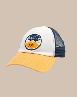New Southern Tide Kids The Skipjack Trucker Hat White