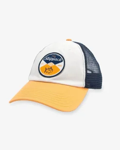 New Southern Tide Kids The Skipjack Trucker Hat White