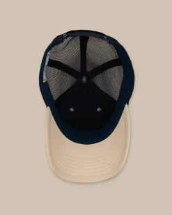 Best Southern Tide Kids Tidal Wave Trucker Hat Stone