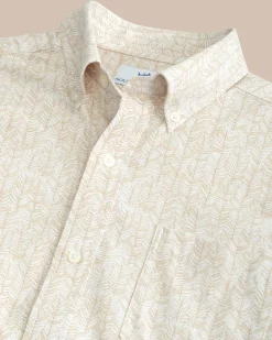 Cheap Southern Tide Leagally Frond Intercoastal Short Sleeve Sport Shirt