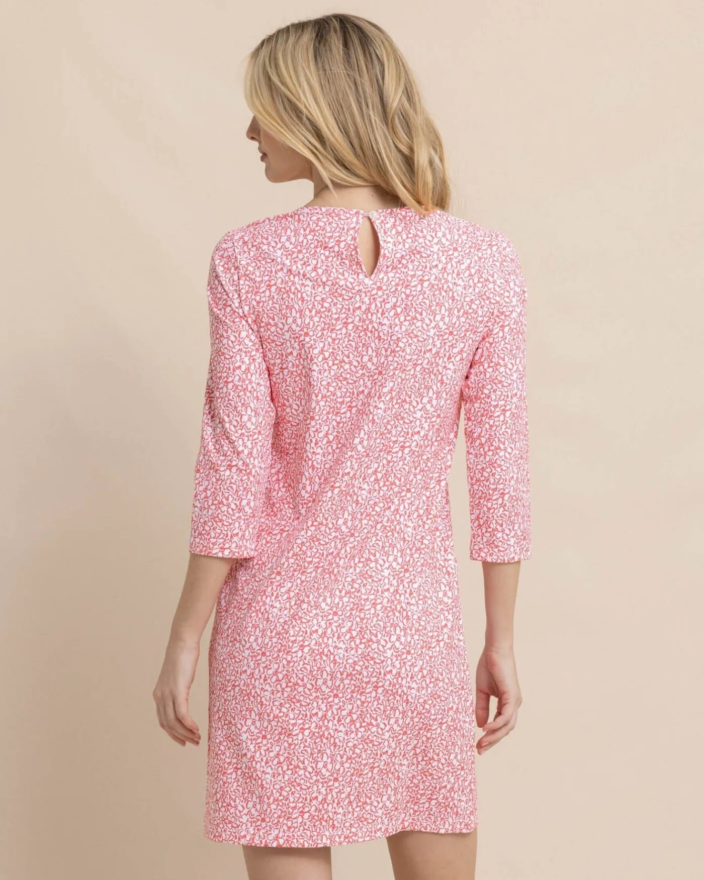Flash Sale Southern Tide Leira That Floral Feeling Print Performance Dress