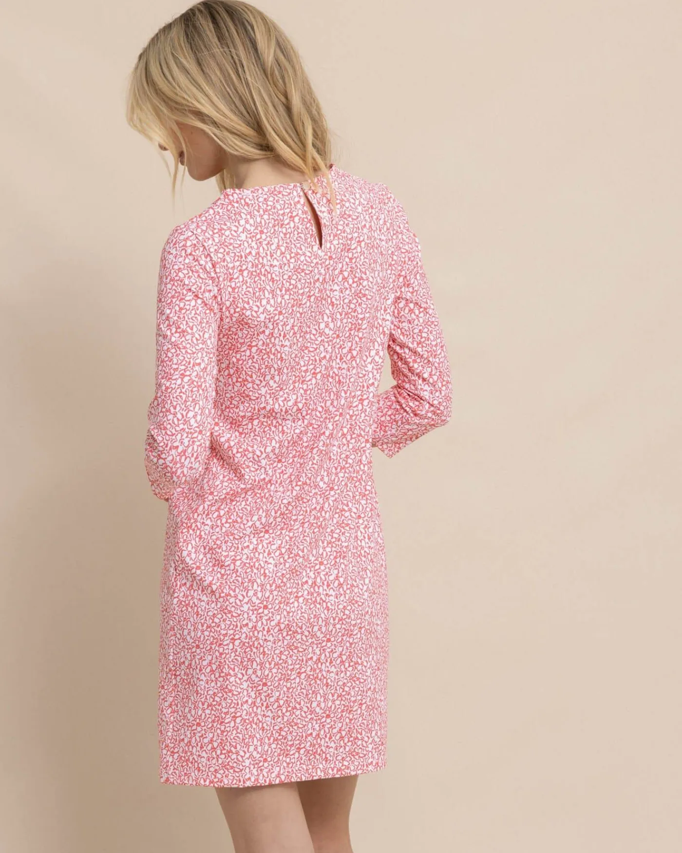 Flash Sale Southern Tide Leira That Floral Feeling Print Performance Dress