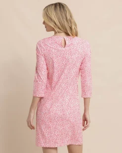 Flash Sale Southern Tide Leira That Floral Feeling Print Performance Dress