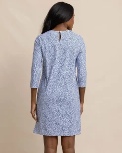 Online Southern Tide Leira That Floral Feeling Print Performance Dress