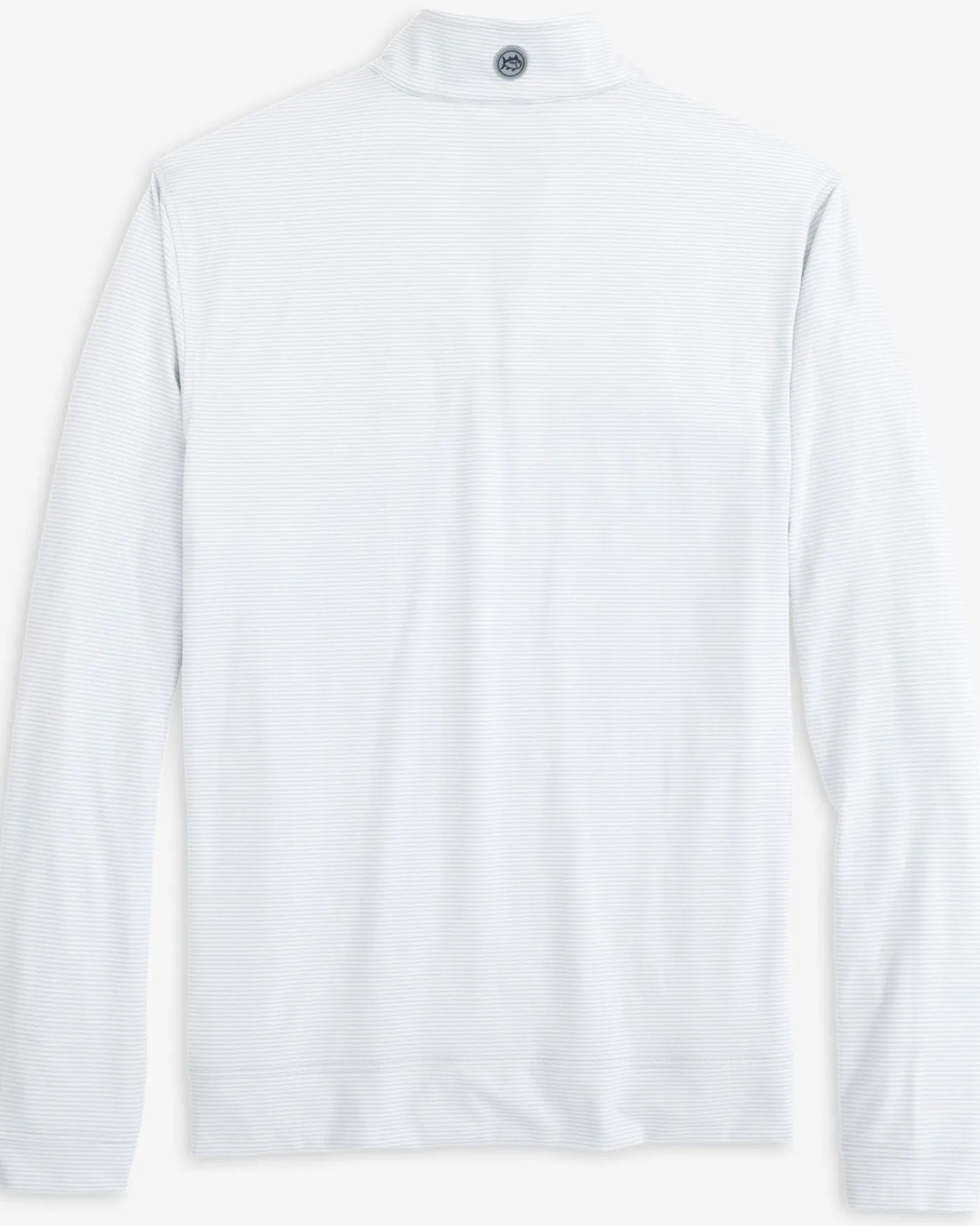 Shop Southern Tide Lsu Tigers Cruiser Micro-Stripe Heather Quarter Zip