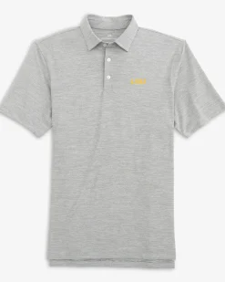 Fashion Southern Tide Lsu Tigers Driver Spacedye Polo Shirt