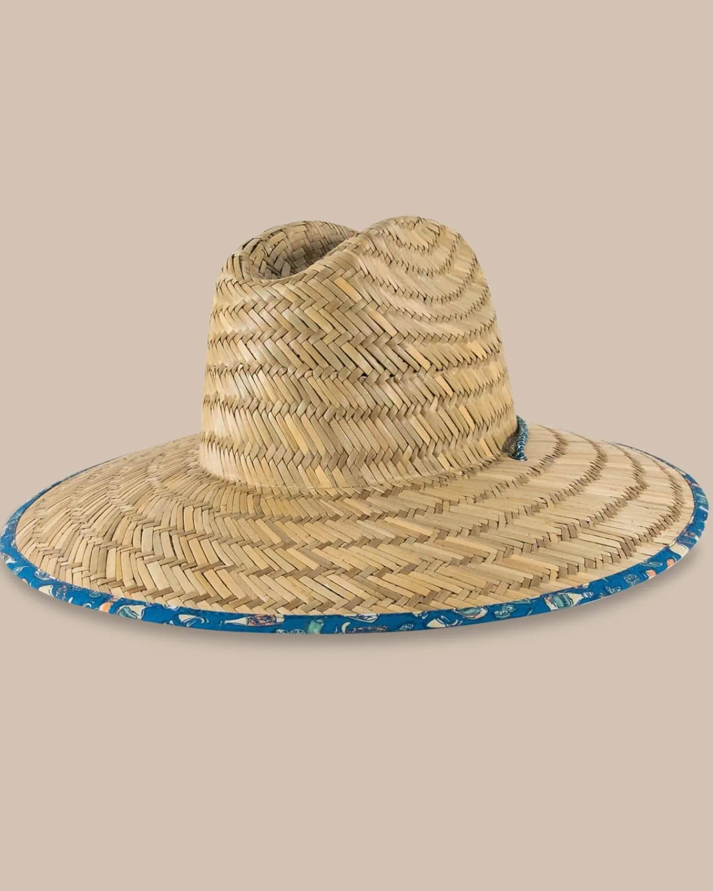 Discount Southern Tide Marg Madness Straw Hat Atlantic Blue