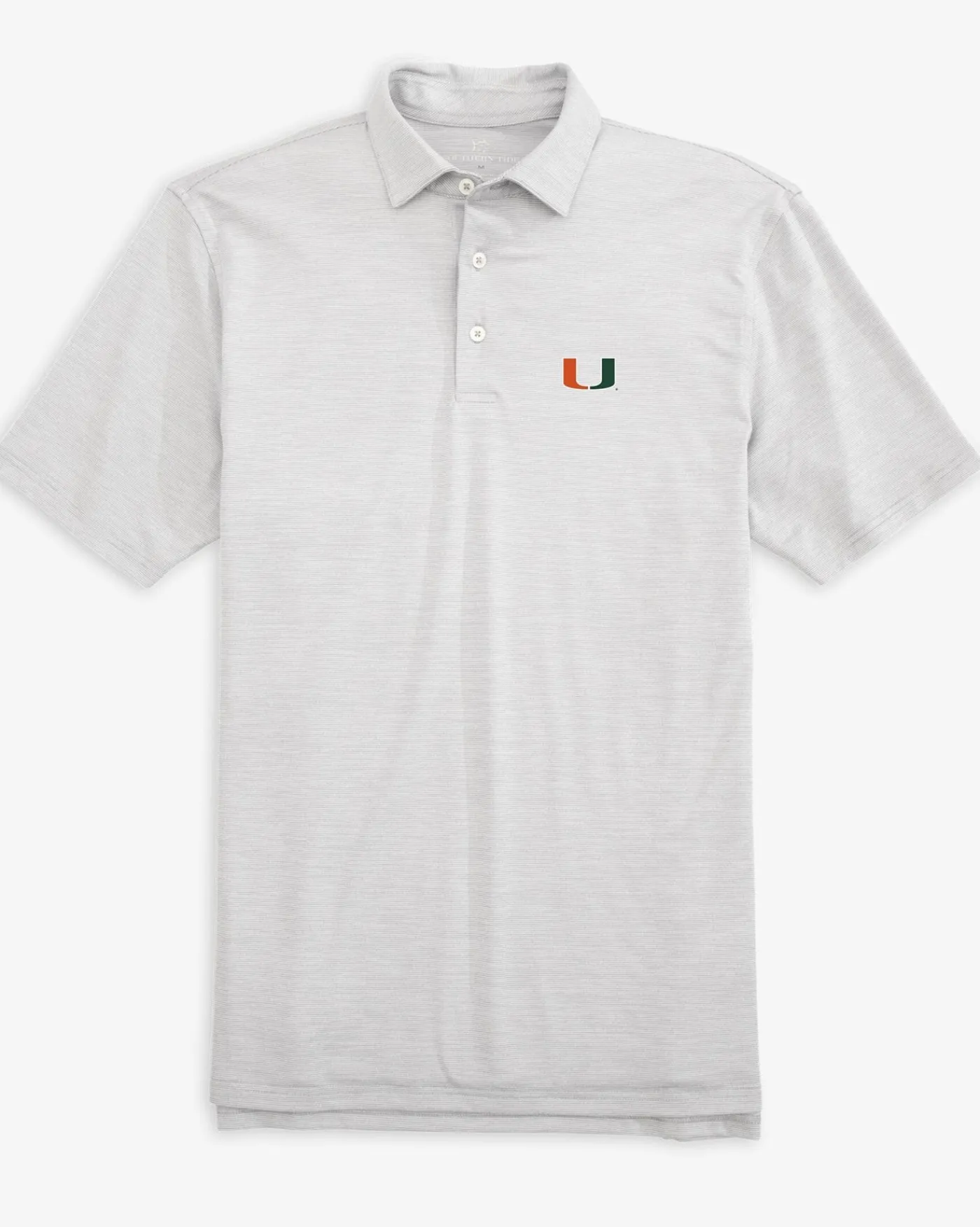 Shop Southern Tide Miami Hurricanes Driver Spacedye Polo Shirt