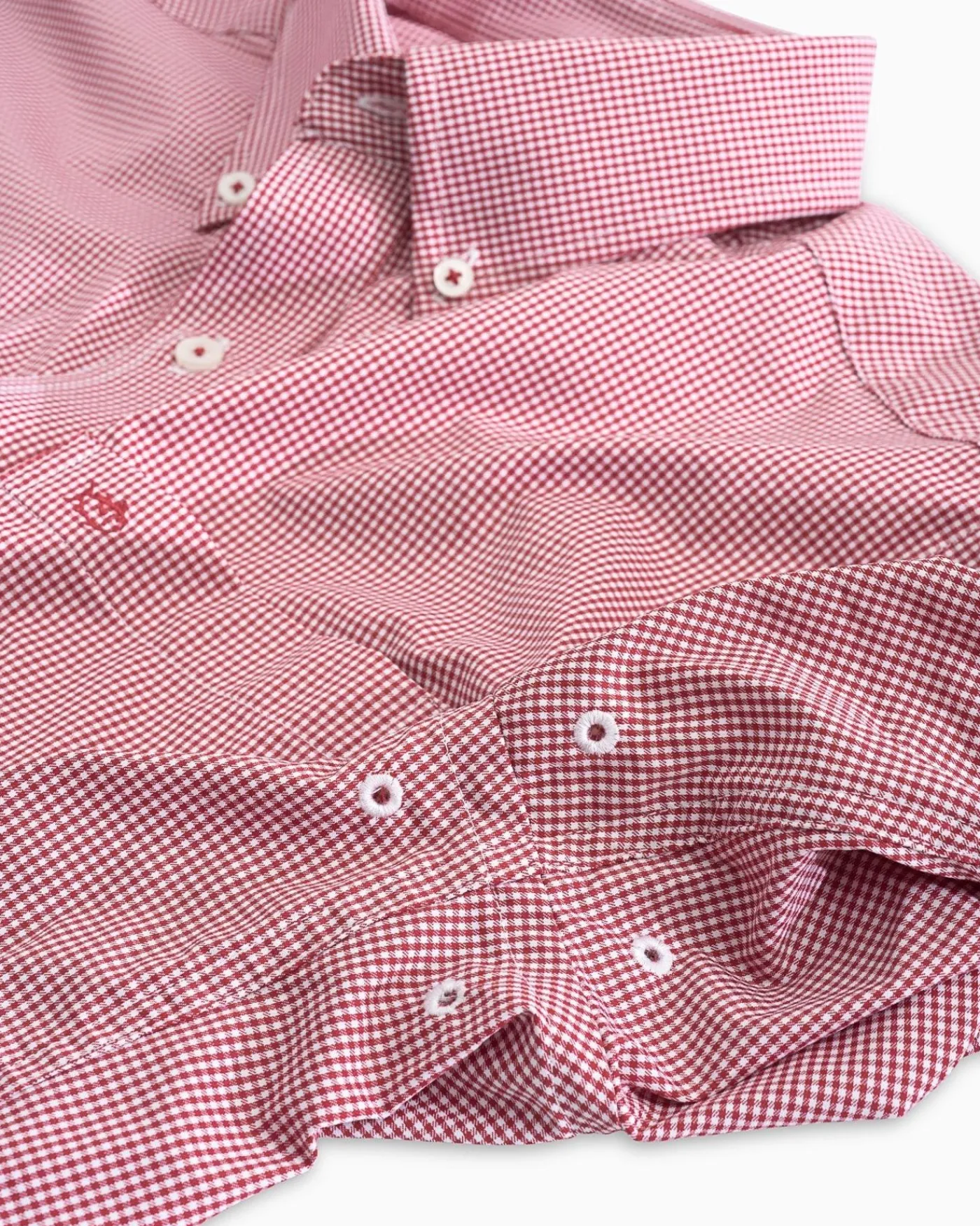 Cheap Southern Tide Micro Gingham Intercoastal Performance Sport Shirt True Navy