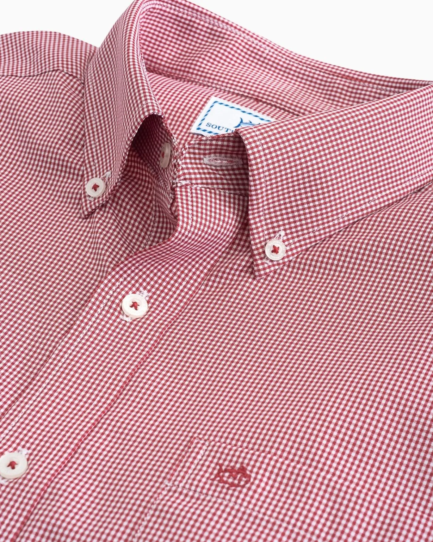 Cheap Southern Tide Micro Gingham Intercoastal Performance Sport Shirt True Navy
